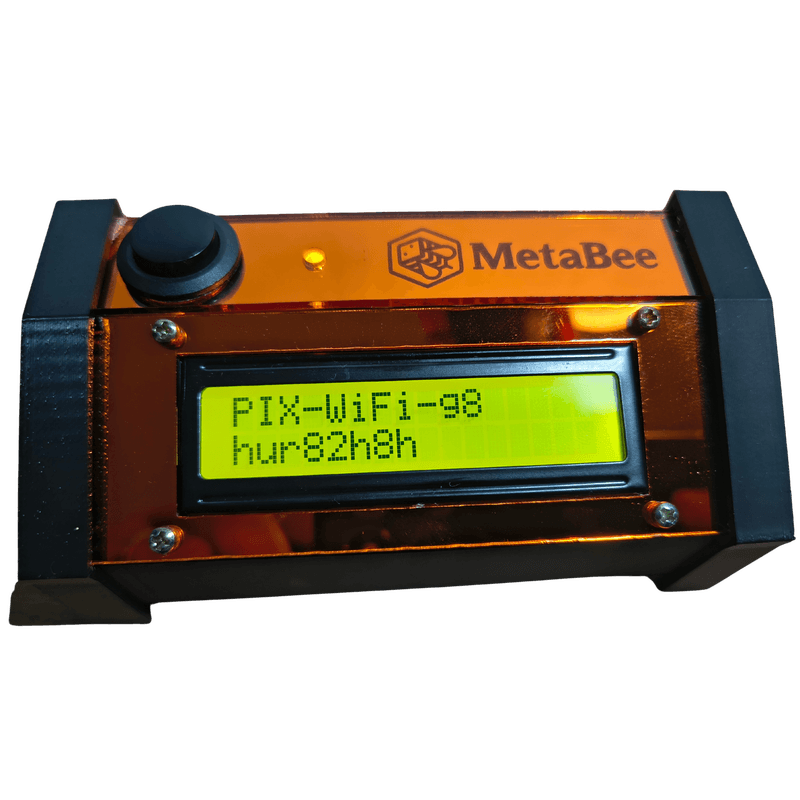 WiFi Gateway Go — Display LCD 16x2 — mostra a senha no visor. Prático e direto.